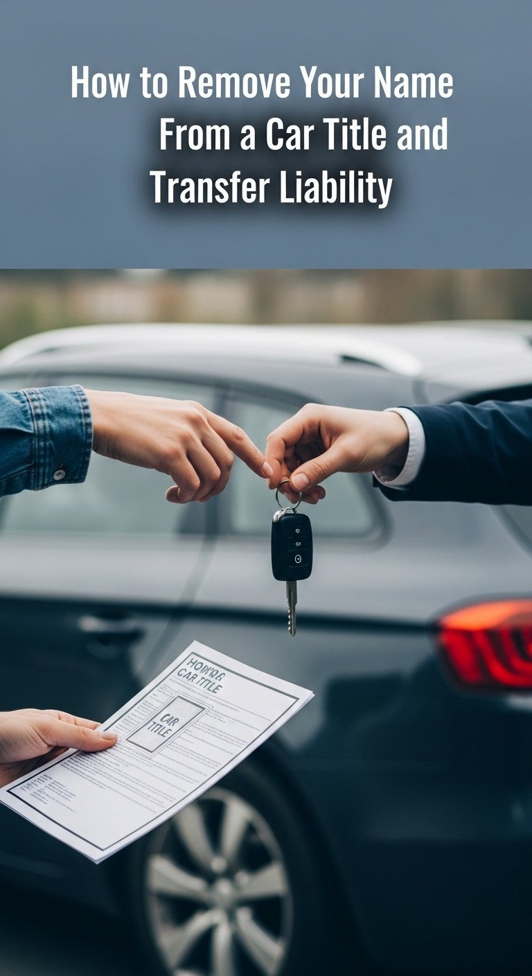 how to remove my name from a car title