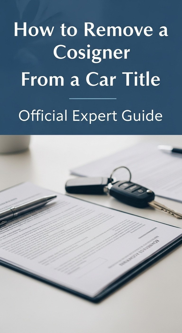 How to Remove a Cosigner From a Car Title Official Expert Guide 1 how to remove a cosigner from a car title