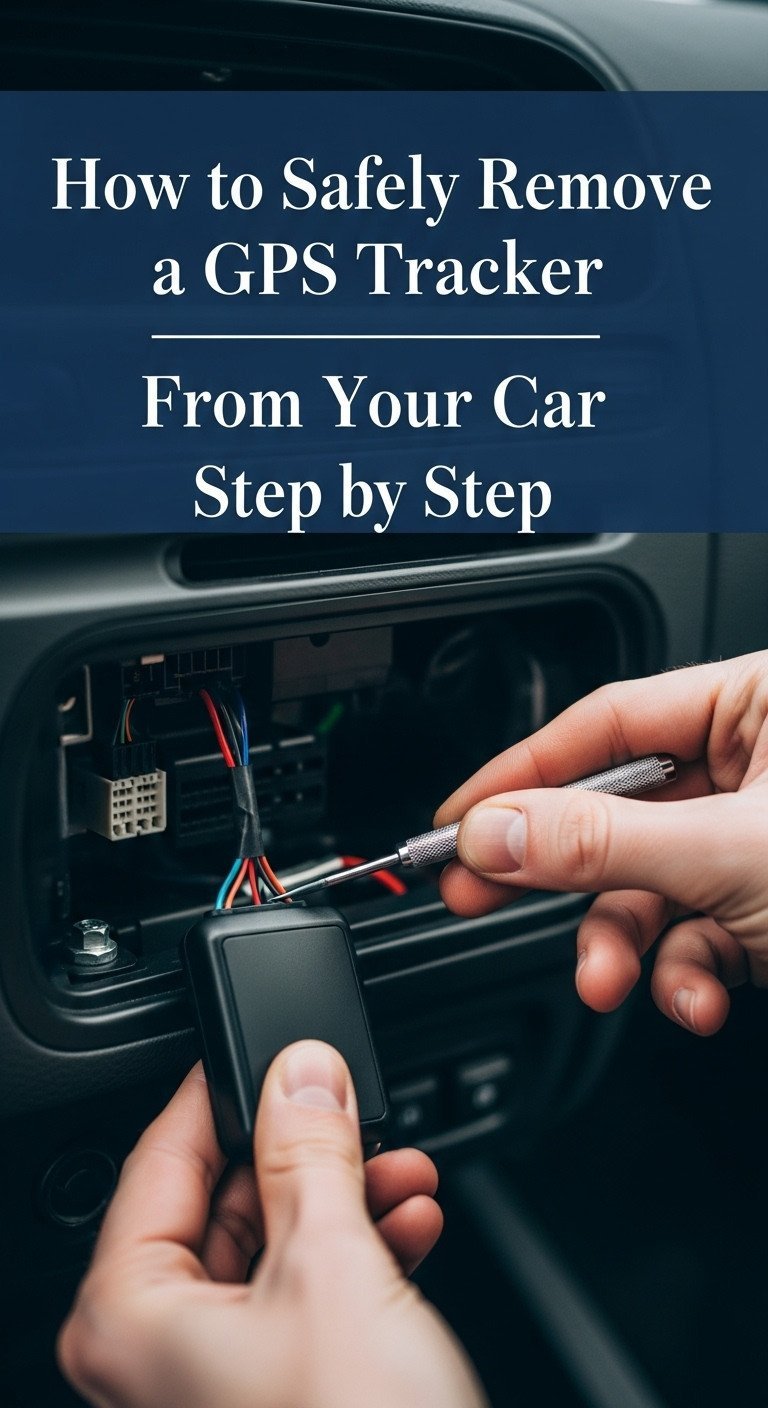 how to remove gps tracker on car