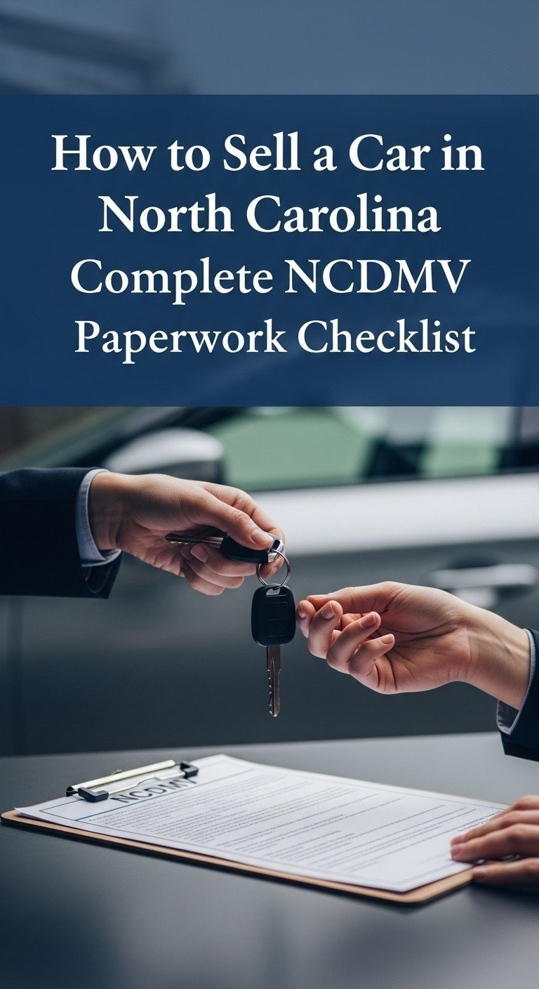 how to sale a car in nc