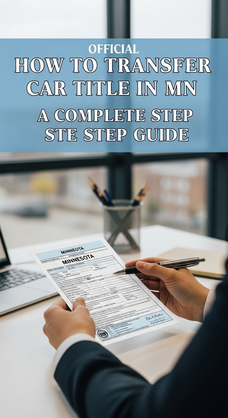 how to transfer title of car in mn