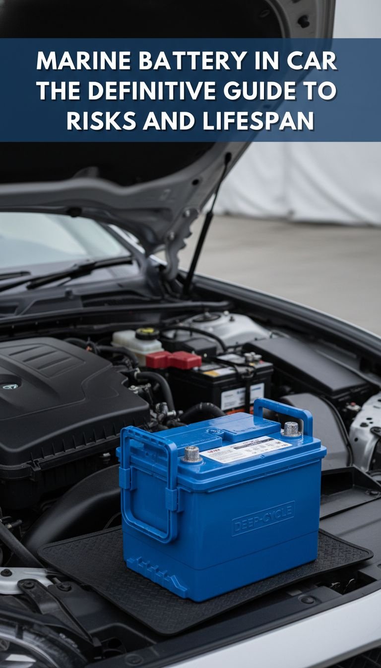 can you use marine battery in car