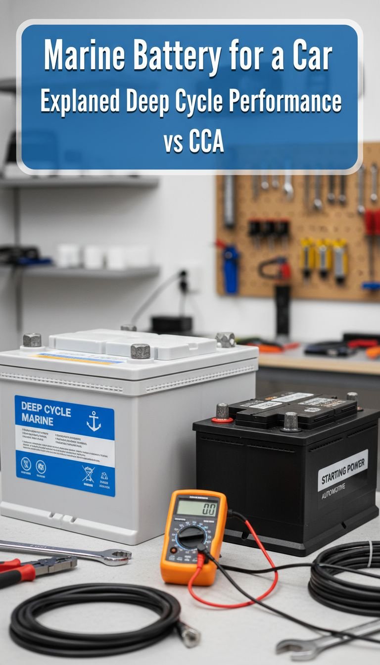 can you use a marine battery for a car