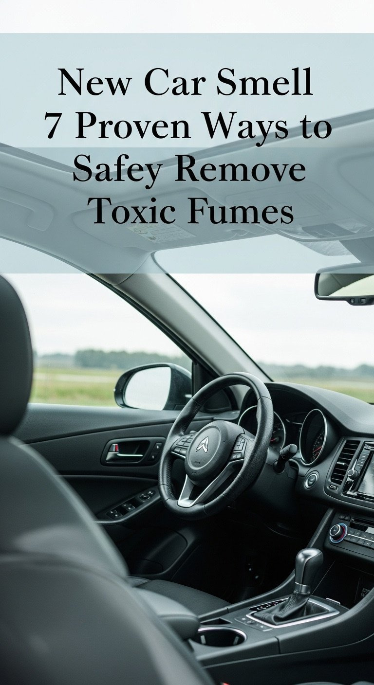 how to get rid of a new car smell