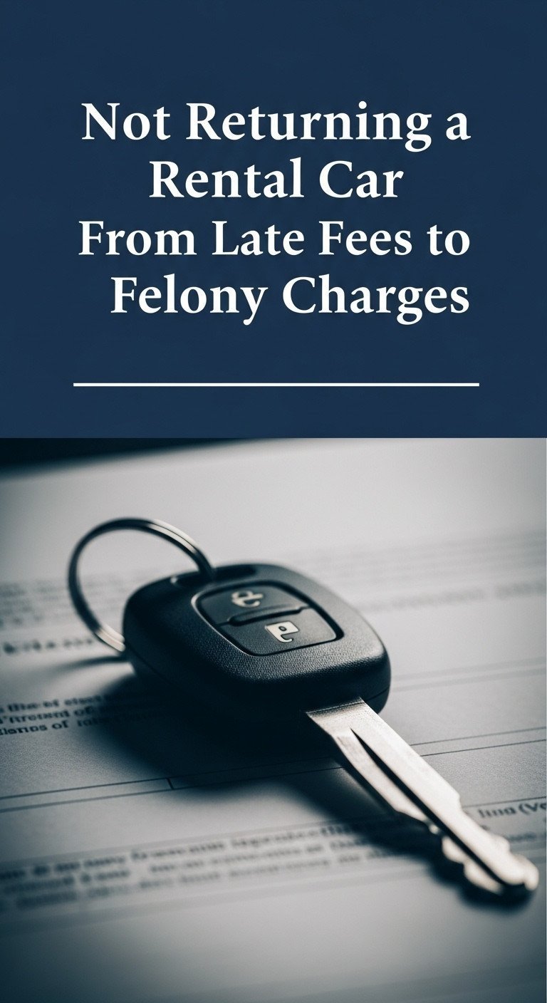 what happens if you don't return a rental car