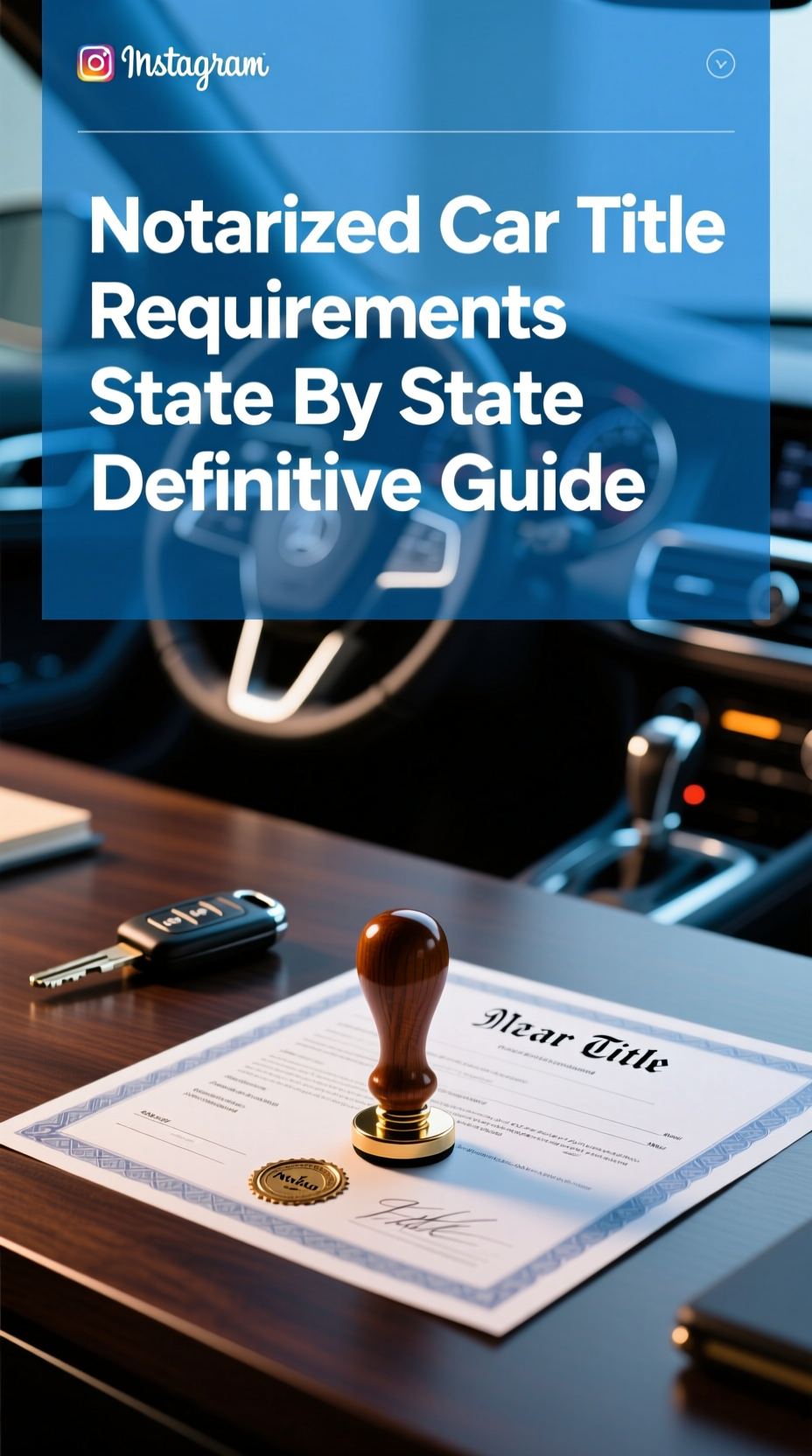 does a car title need to be notarized