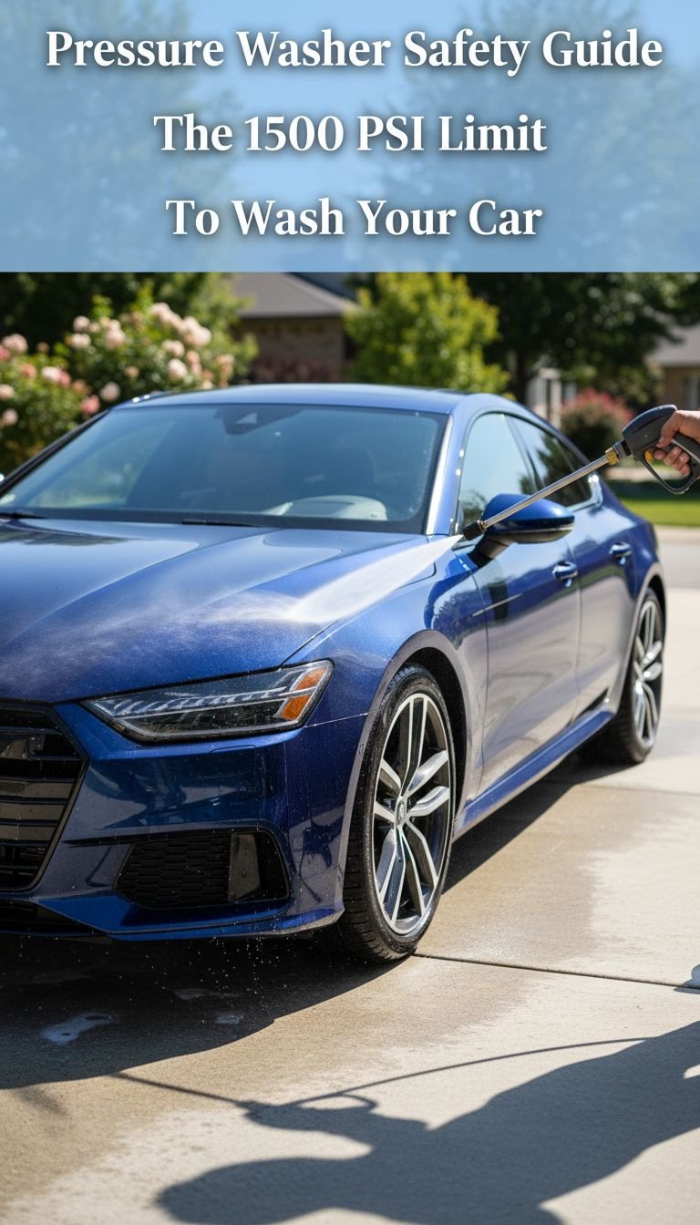 Pressure Washer Safety Guide The 1500 PSI Limit to Wash Your Car 1 can you use pressure washer on car