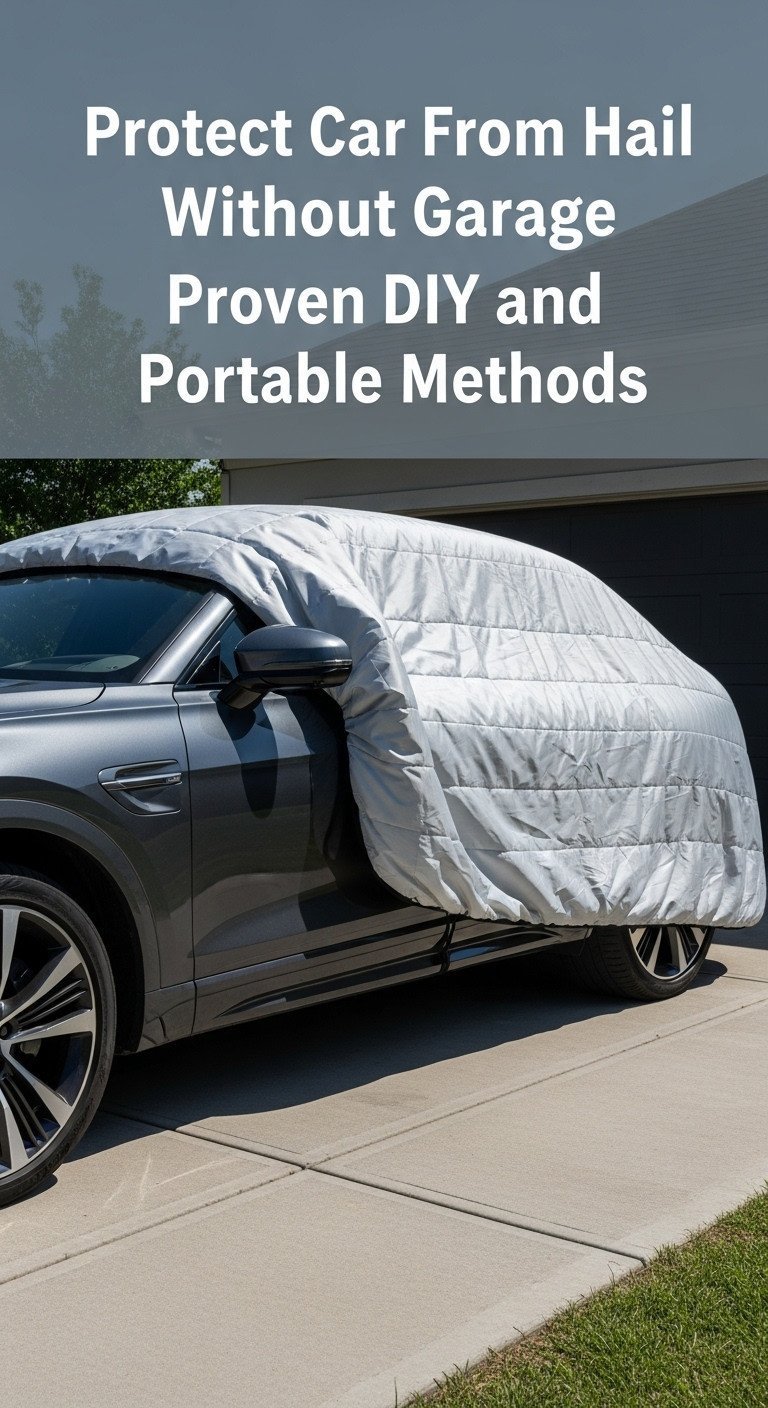 Protect Car From Hail Without Garage Proven DIY and Portable Methods 1 how to protect car from hail without garage