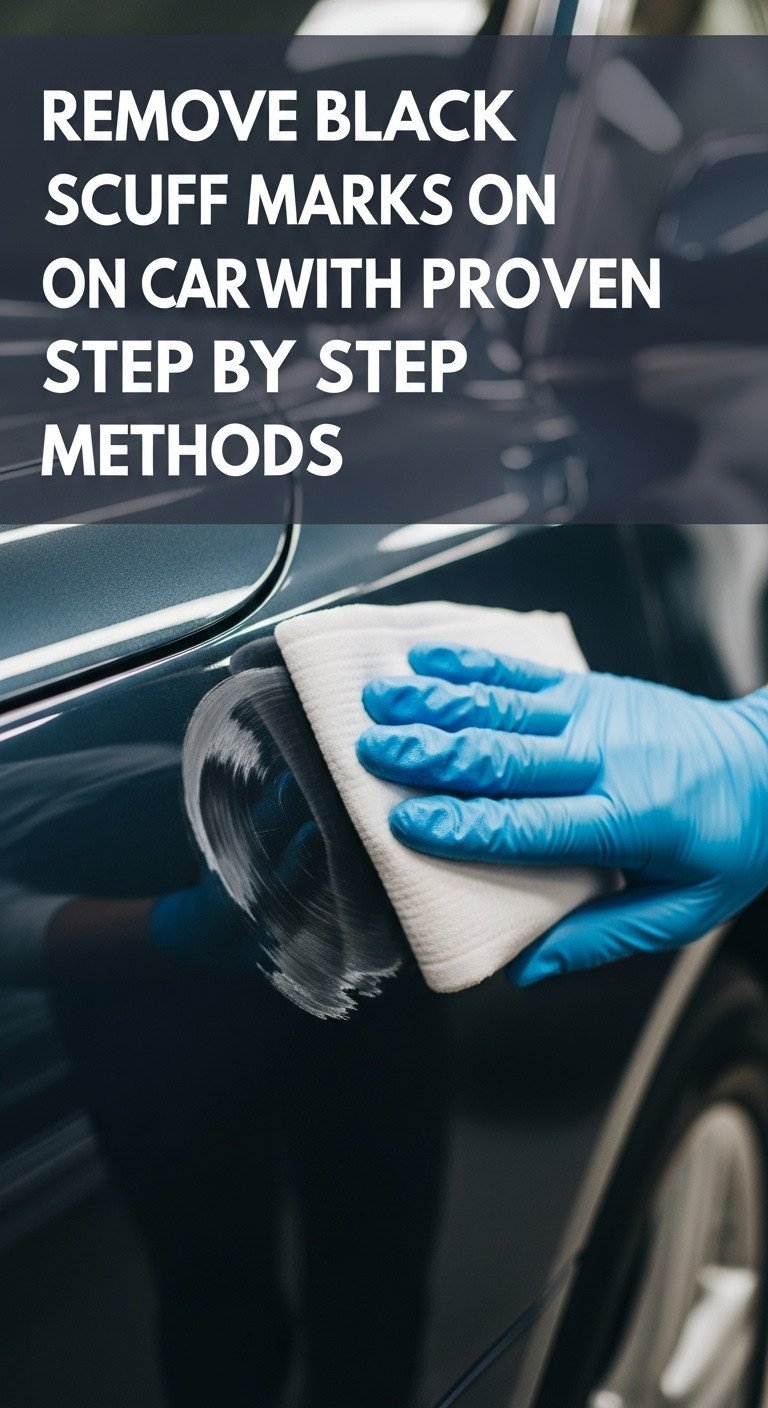 how to get rid of black scuff marks on car