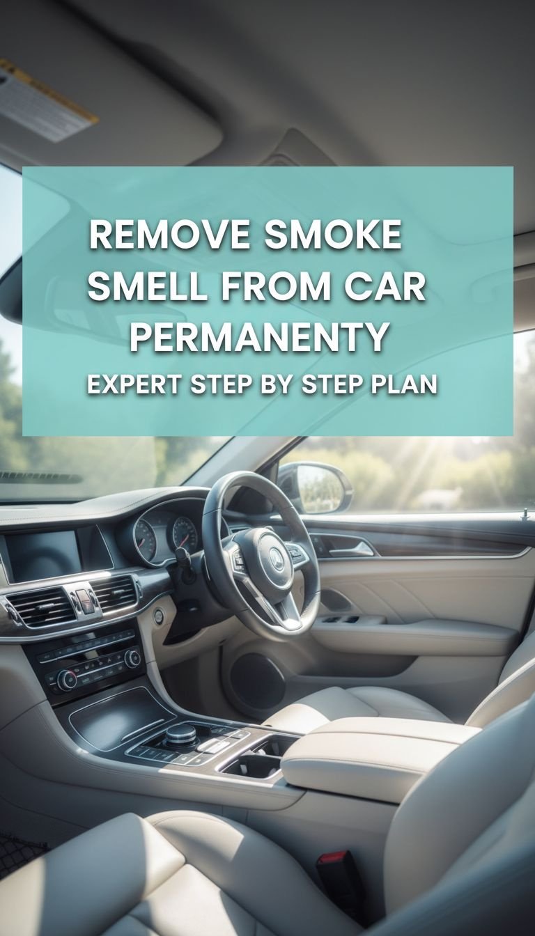 how do you get rid of smoke smell in car