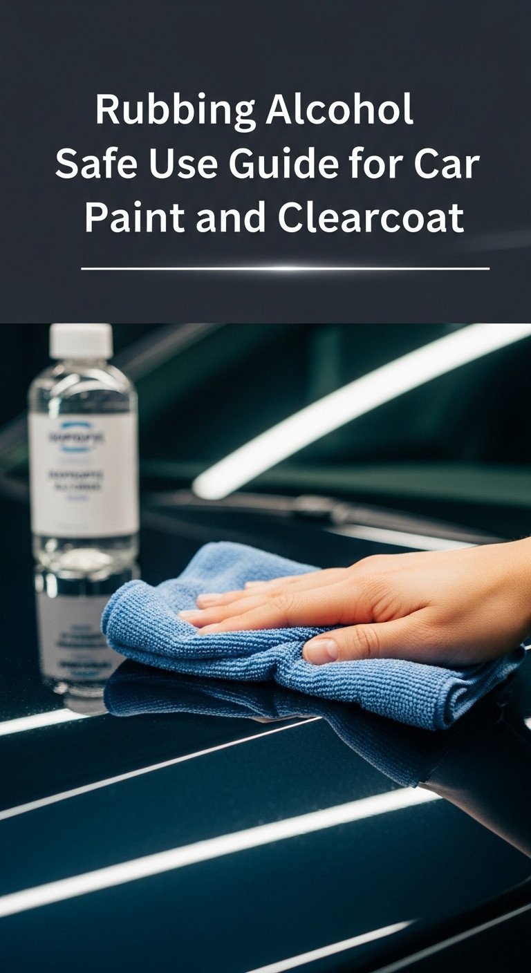 Rubbing Alcohol Safe Use Guide for Car Paint and Clearcoat 1 will rubbing alcohol ruin car paint