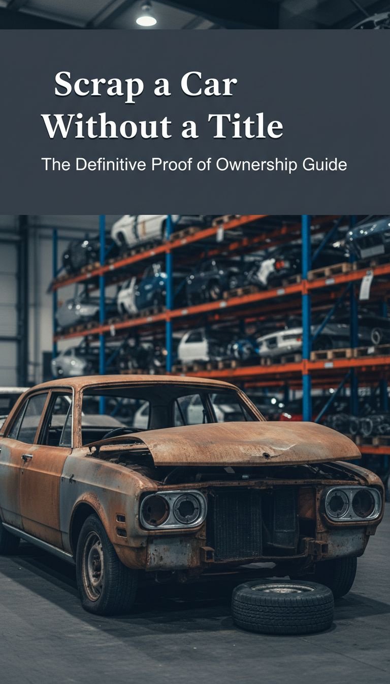 Scrap a Car Without a Title The Definitive Proof of Ownership Guide 1 can you scrap a car without a title