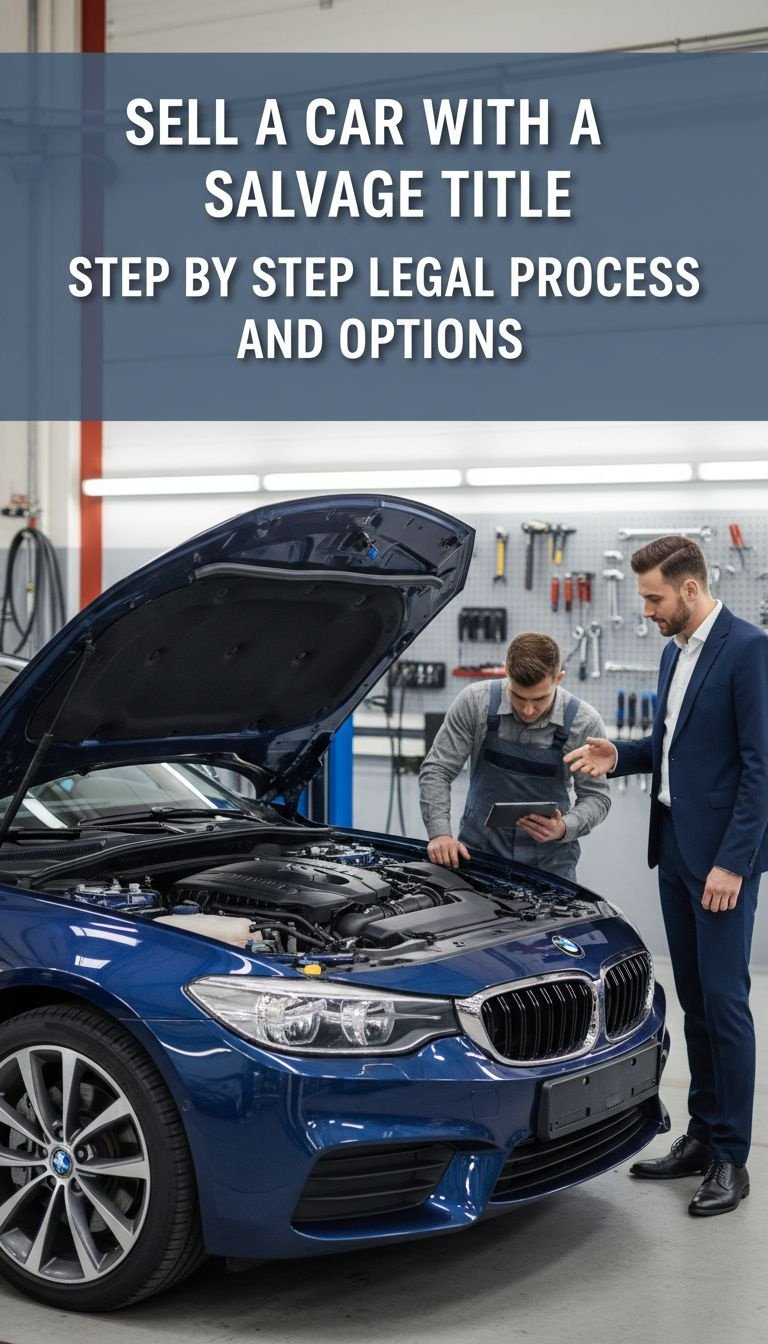 Sell a Car with a Salvage Title Step by Step Legal Process and Options 1 how do you sell a car with a salvage title