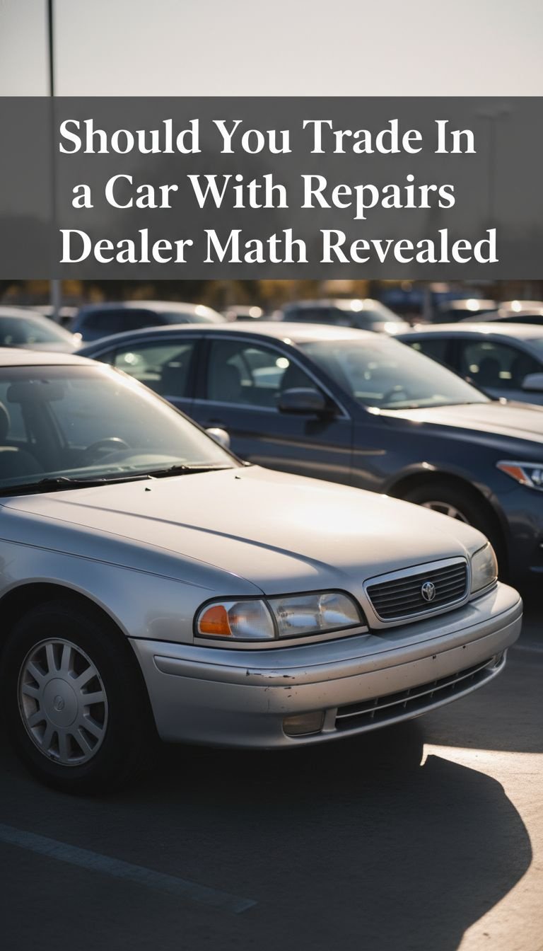 can you trade in a car that needs repairs