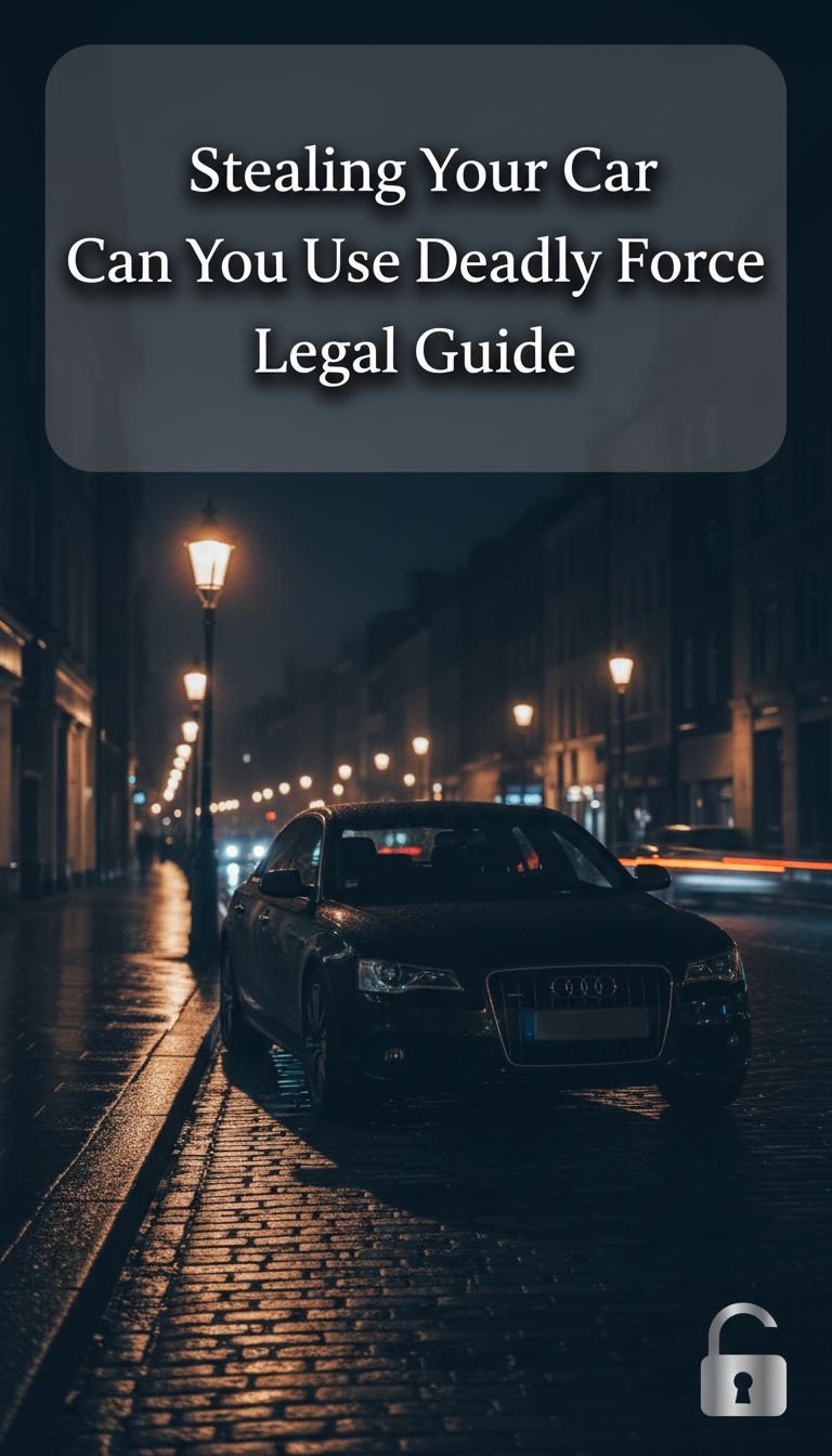 can you shoot someone stealing your car