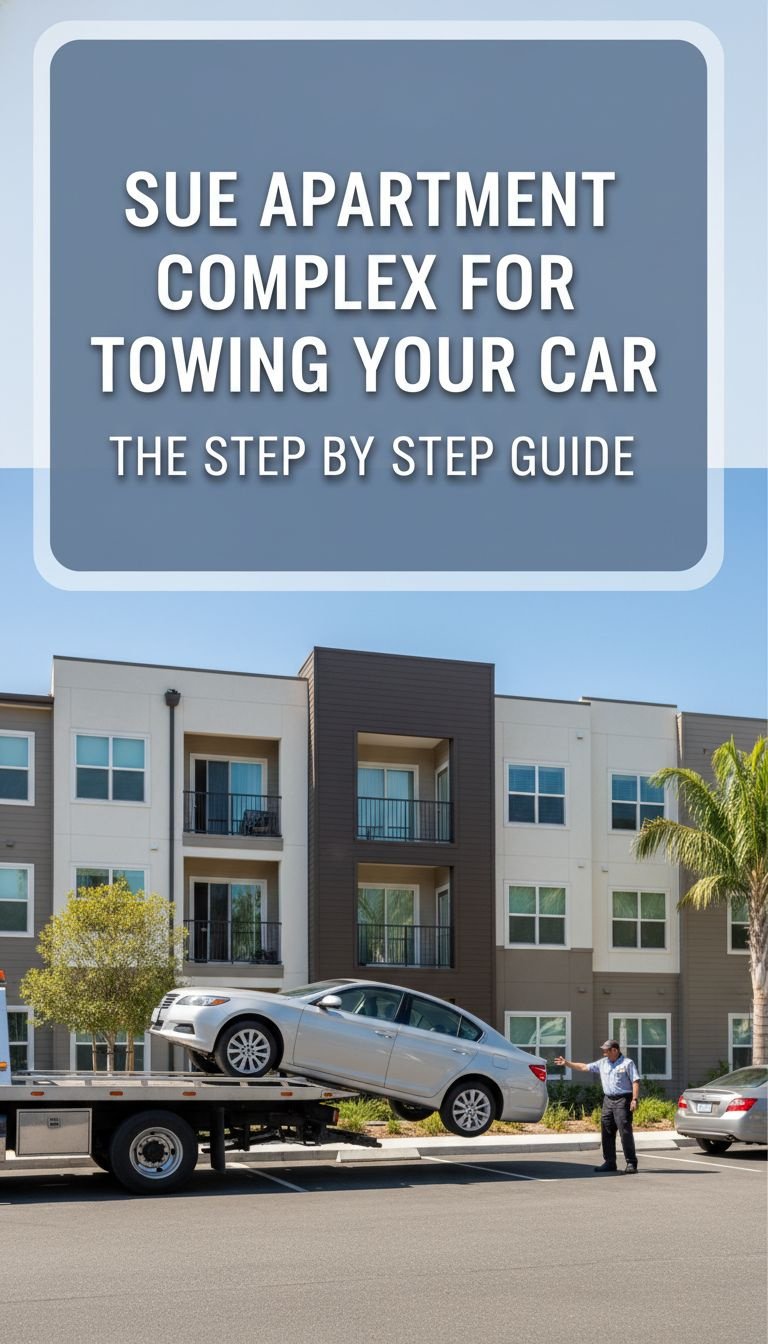 can you sue an apartment complex for towing my car