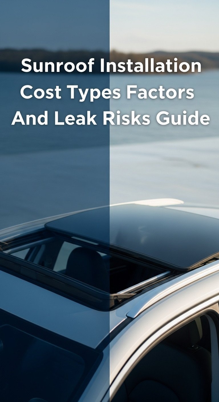 Sunroof Installation Cost Types Factors And Leak Risks Guide 1 how much to put a sunroof on a car