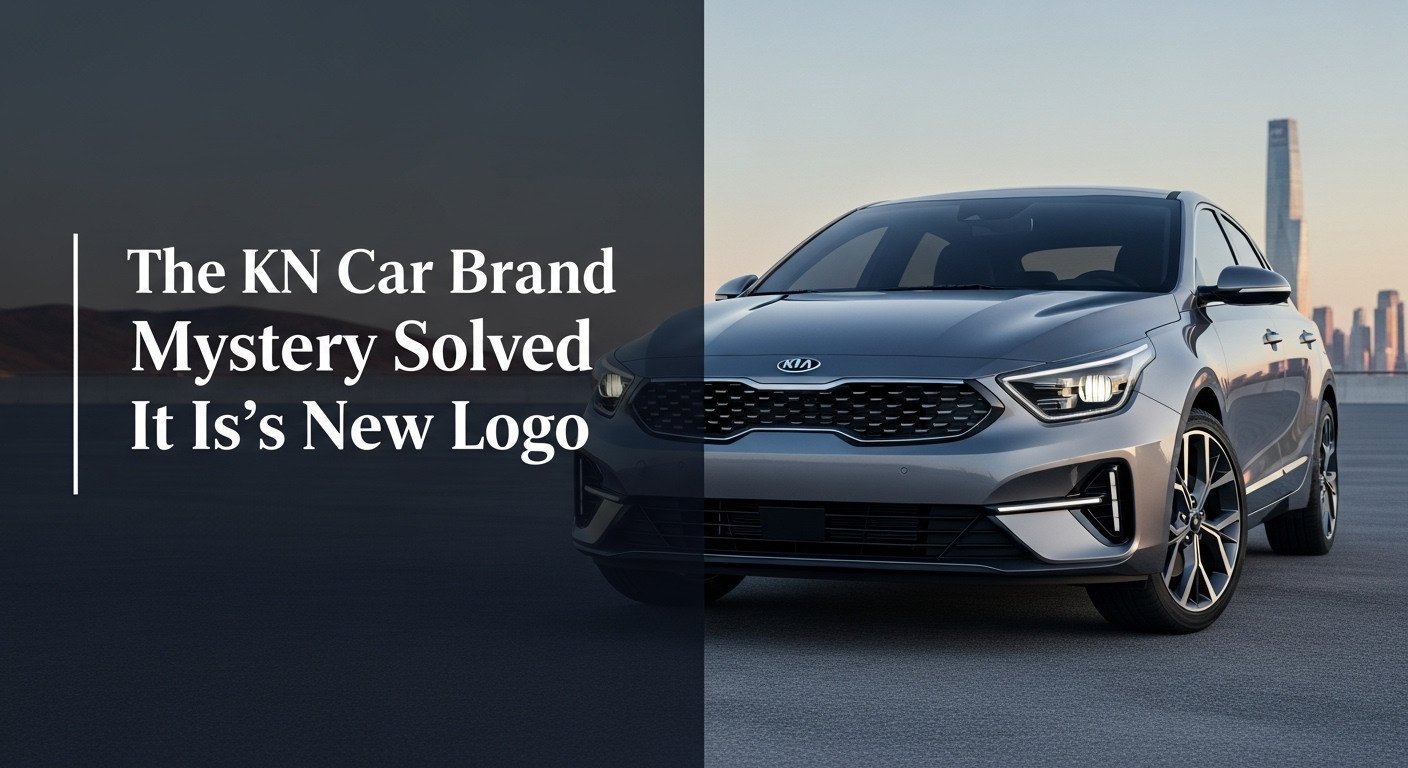 The KN Car Brand Mystery Solved It Is Kia's New Logo