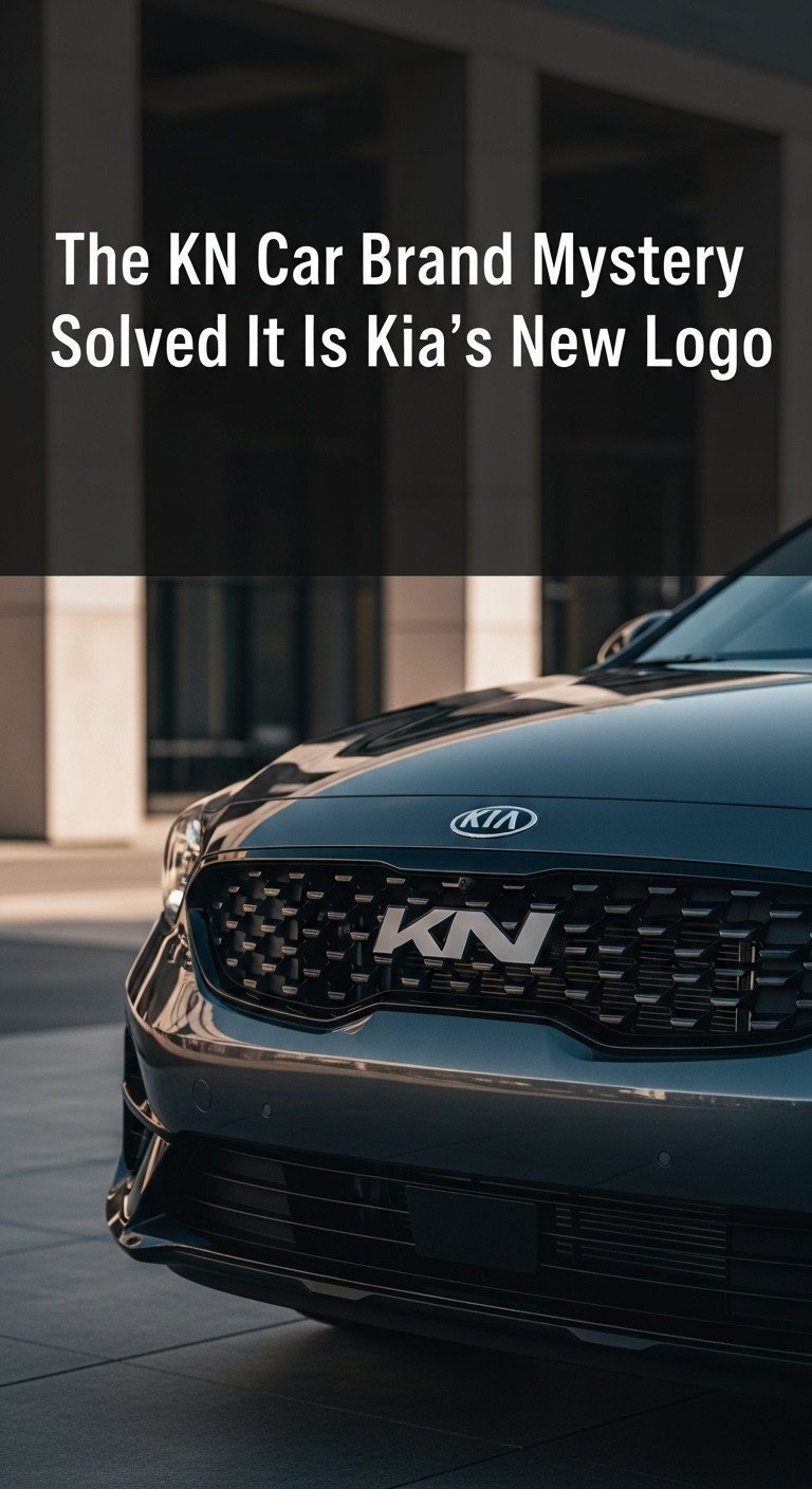 The KN Car Brand Mystery Solved It Is Kia's New Logo 1 what car brand is kn
