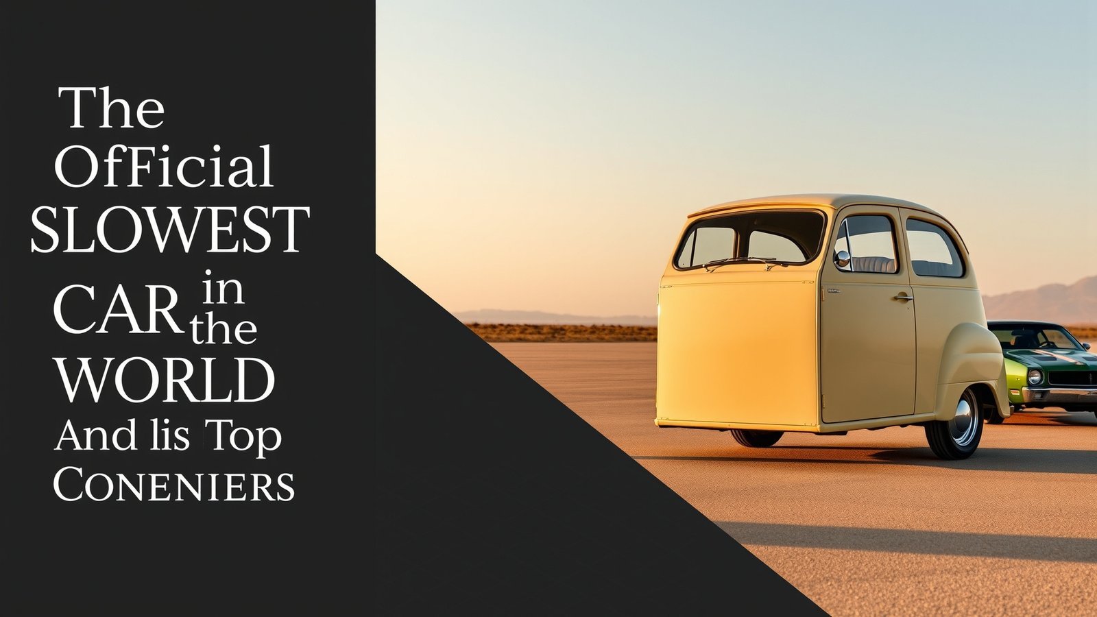 The Official Slowest Car in the World and Its Top Contenders