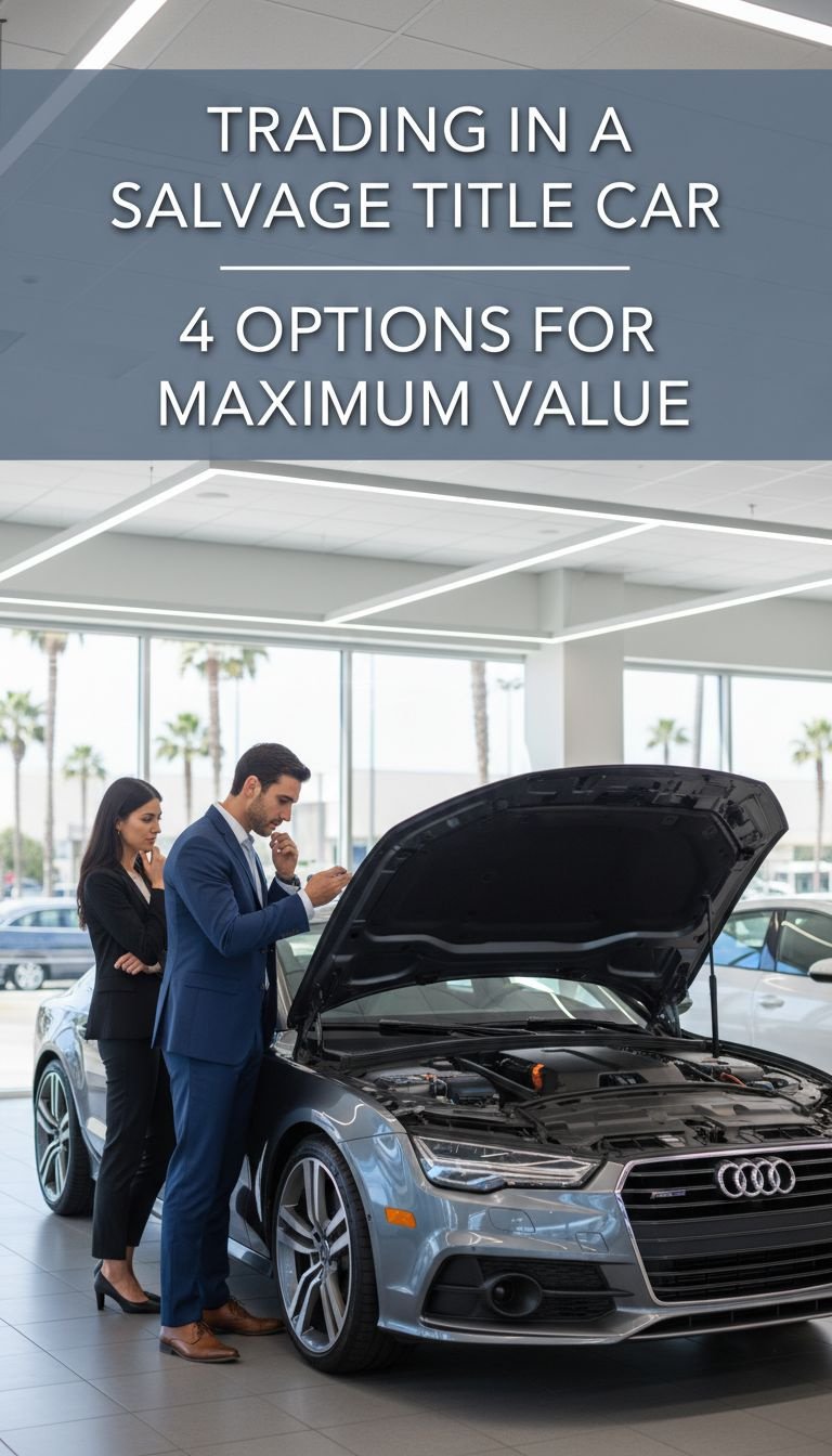Trading In A Salvage Title Car 4 Options For Maximum Value 1 can you trade in a car with a salvage title