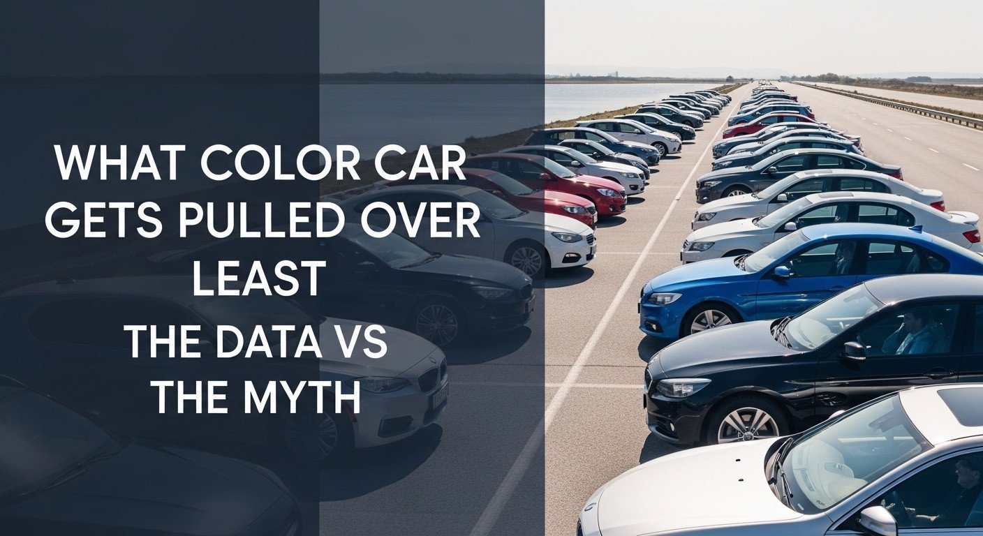 What Color Car Gets Pulled Over Least The Data vs The Myth