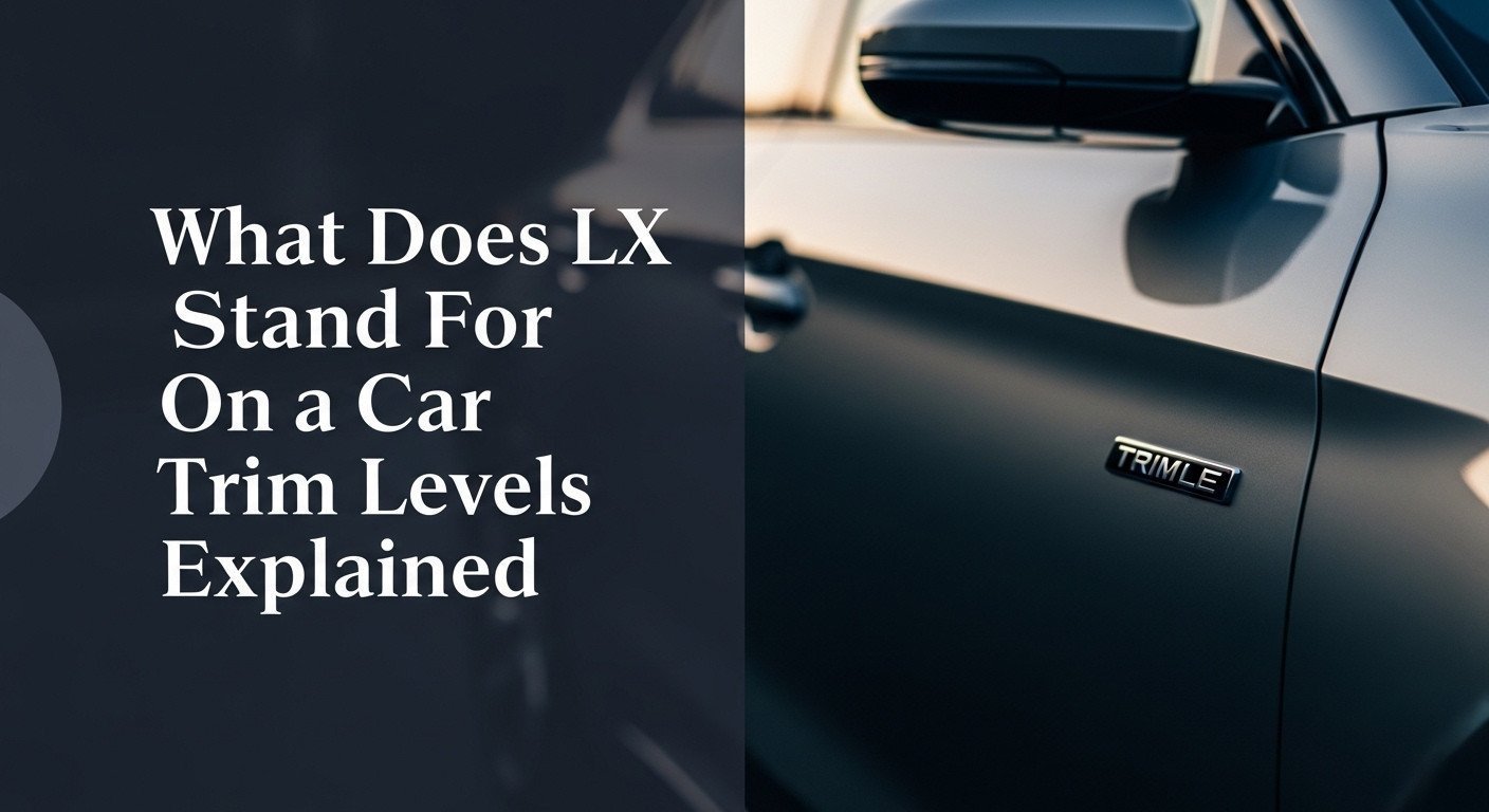 What Does LX Stand For On a Car Trim Levels Explained