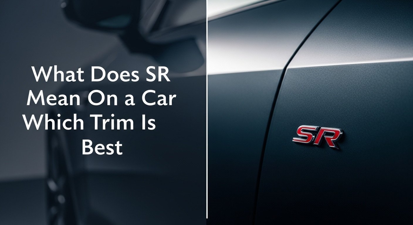 What Does SR Mean On a Car and Which Trim Is Best