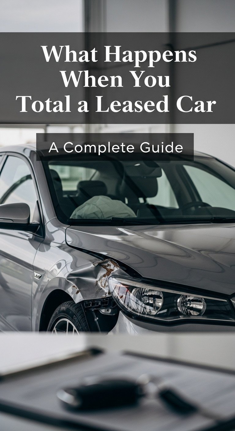 what happens when you total a leased car