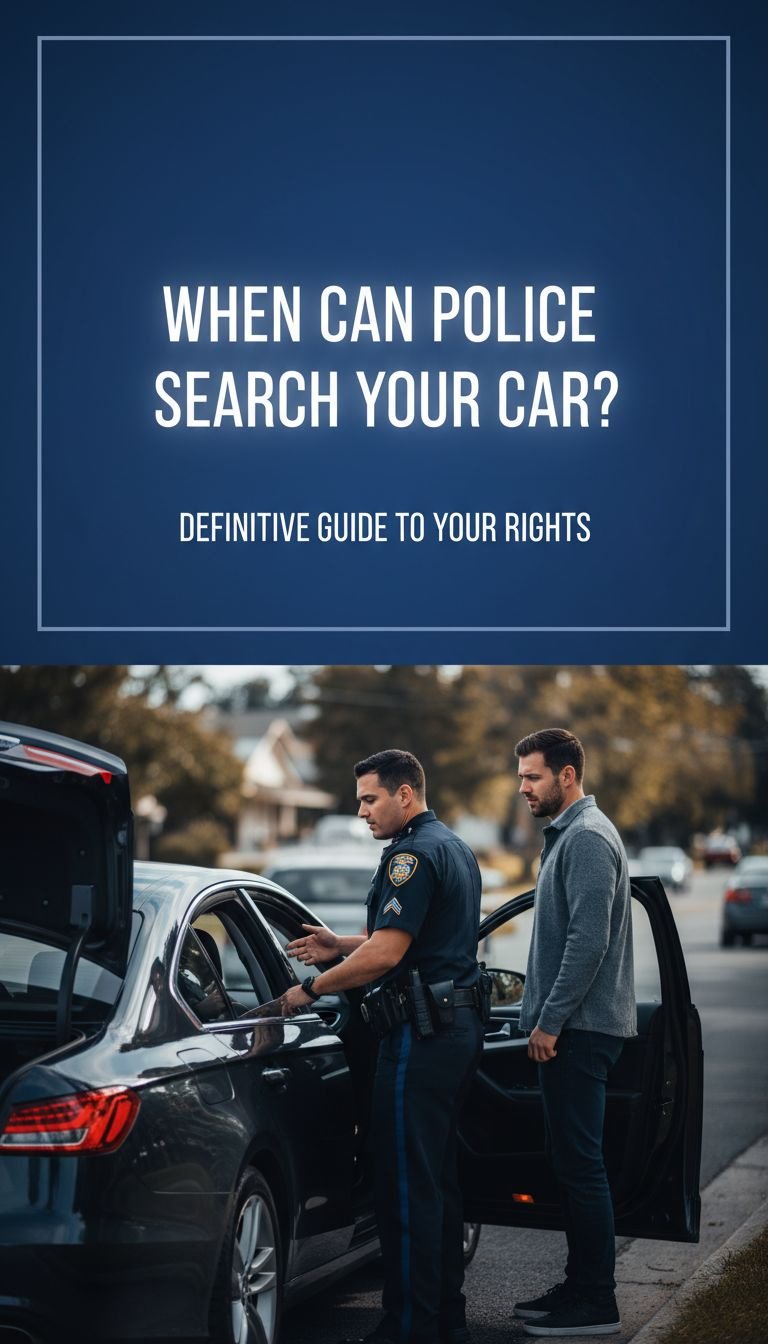 can the police search your car