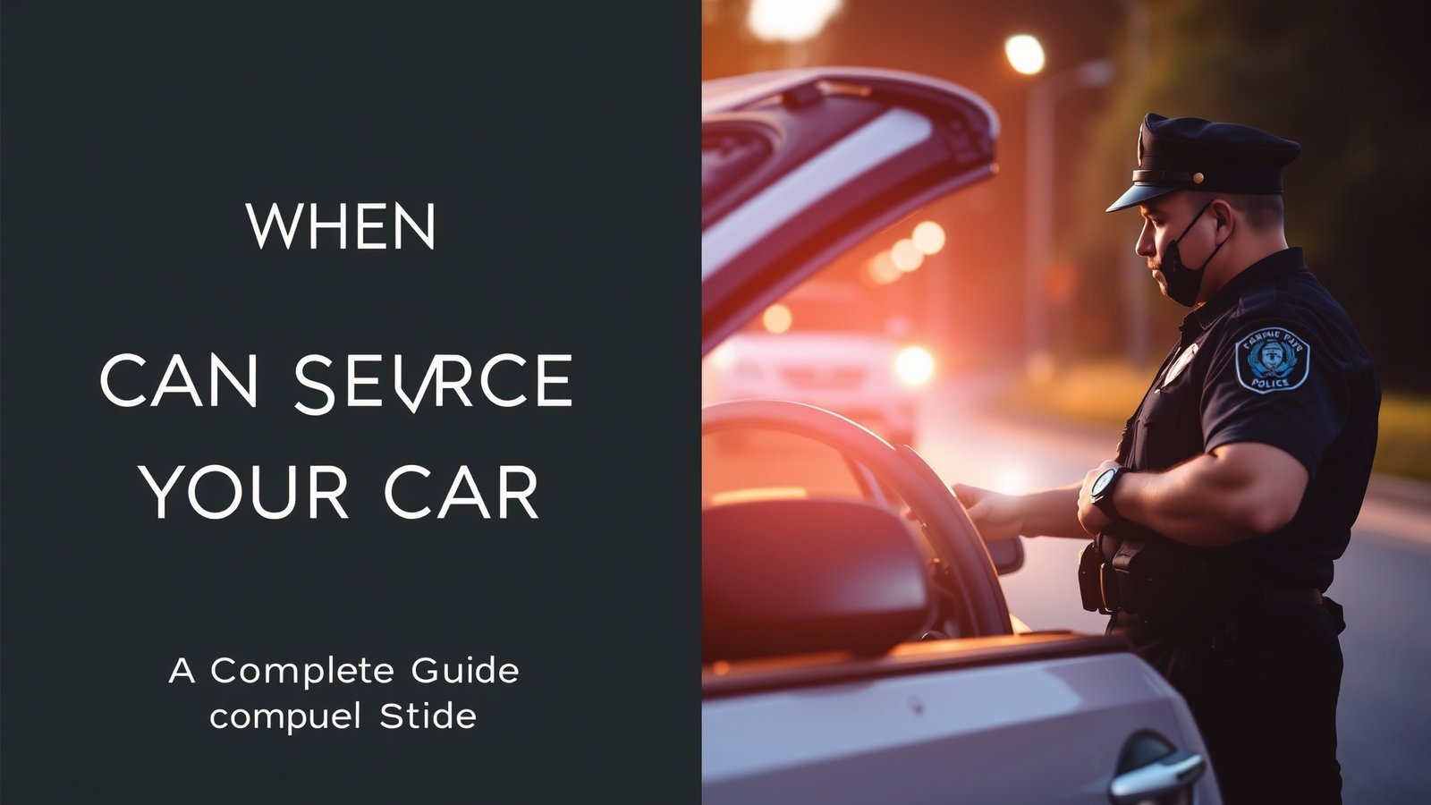 When Police Can Search Your Car A Complete Guide to Your Rights