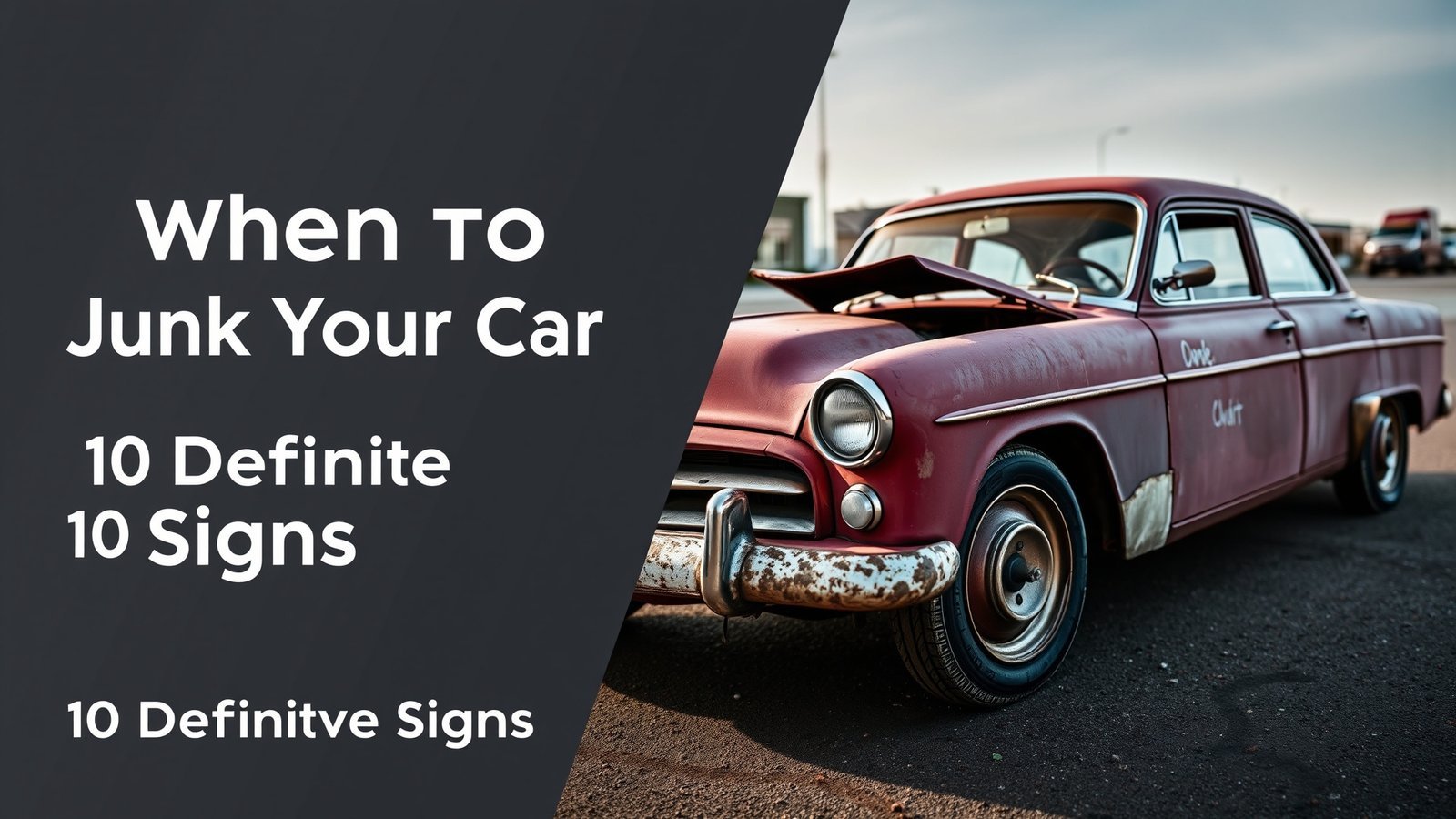 When to Junk Your Car 10 Definitive Signs for [year]