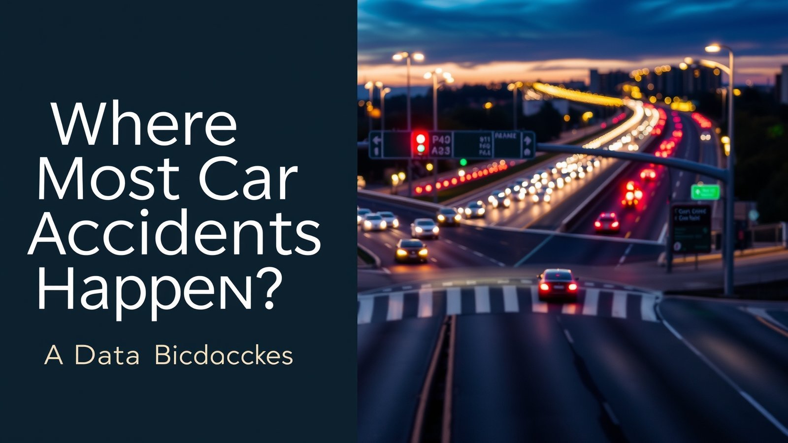 Where Do Most Car Accidents Happen A Data Backed Guide