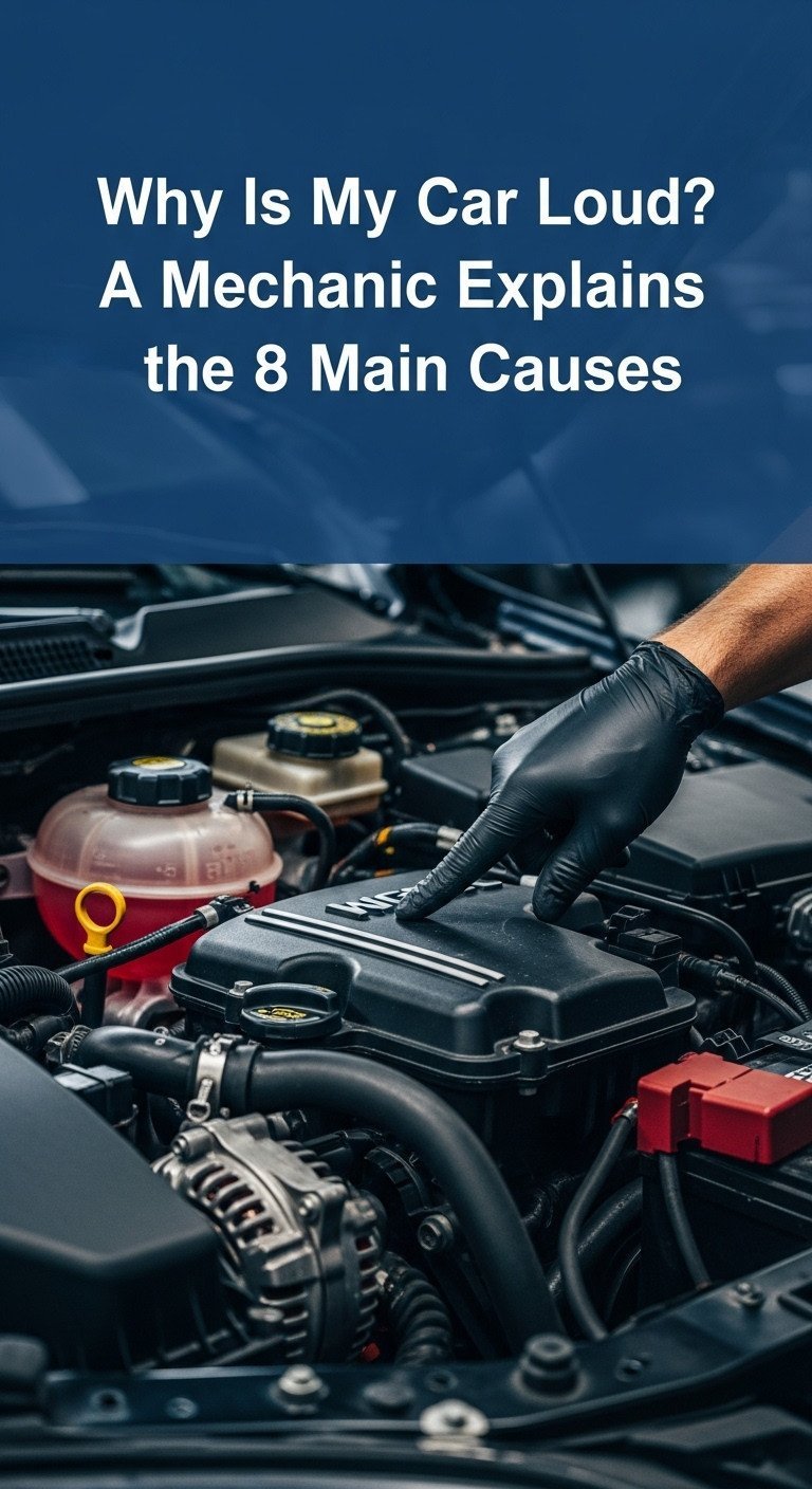 Why Is My Car Loud? A Mechanic Explains the 8 Main Causes 1 why is my car loud