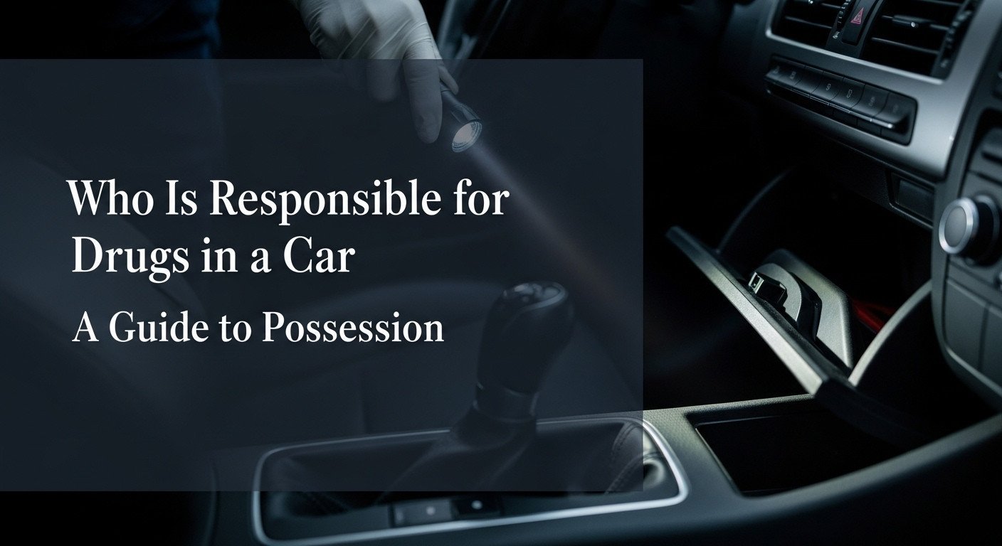 Who Is Responsible for Drugs in a Car A Guide to Possession