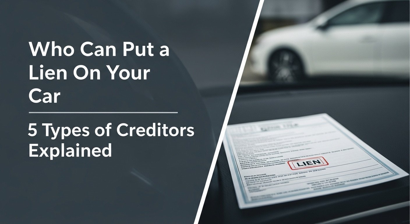 Who Can Put a Lien On Your Car 5 Types of Creditors Explained