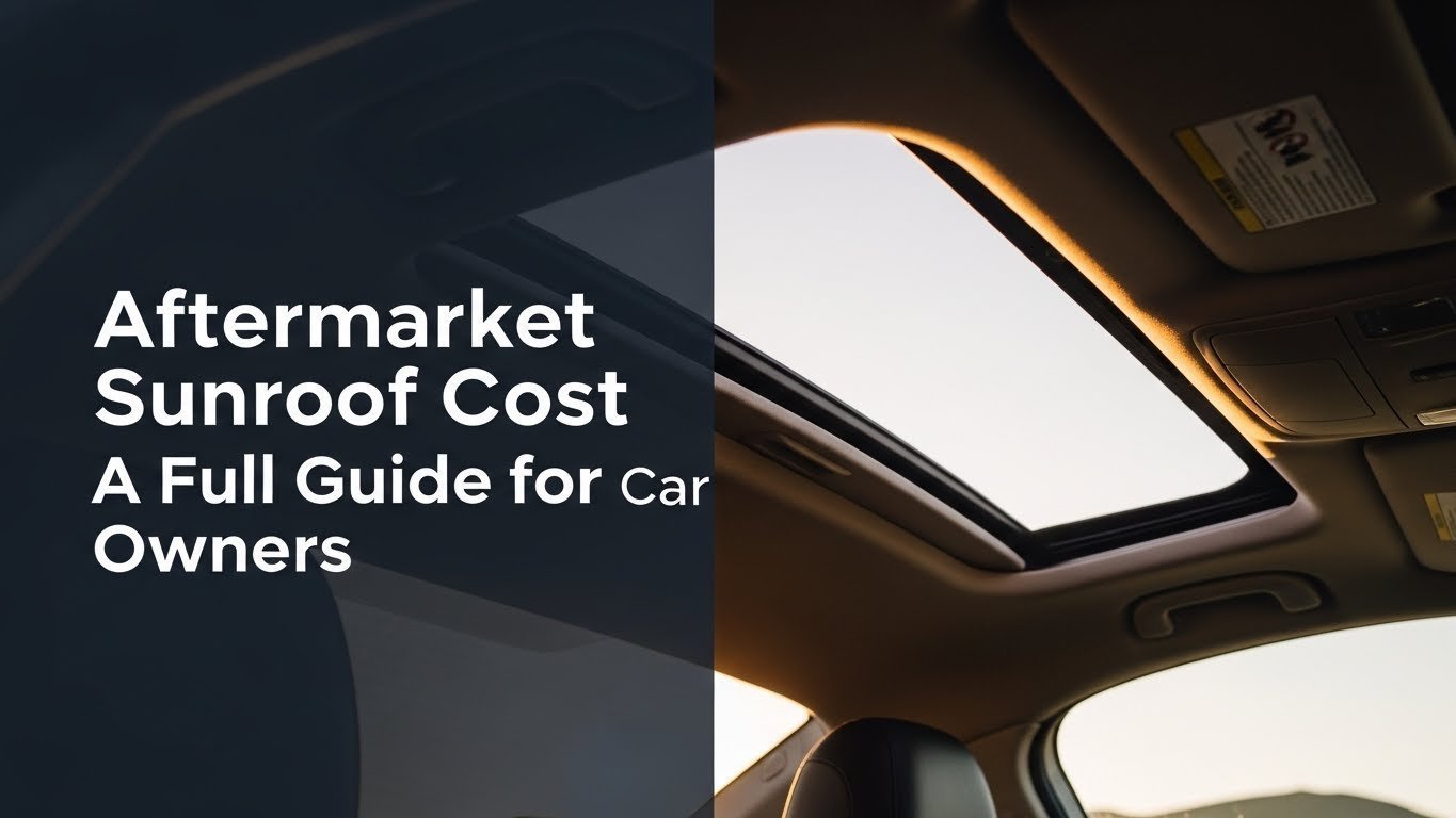 Aftermarket Sunroof Cost A Full Guide for Car Owners