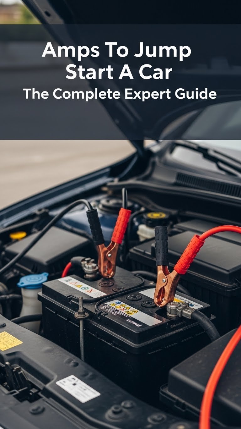 how many amps needed to jump start a car