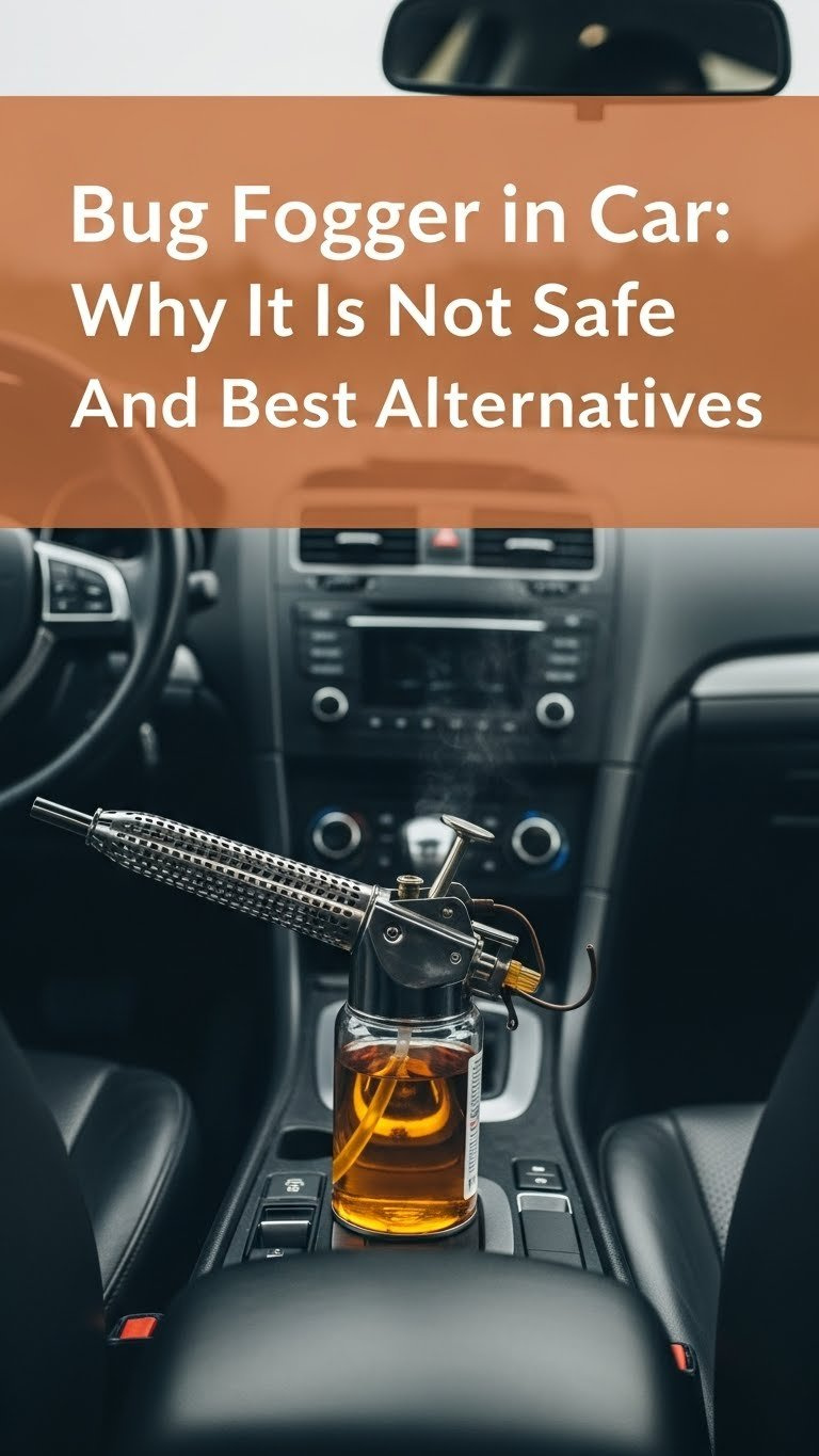 can i use bug fogger in car