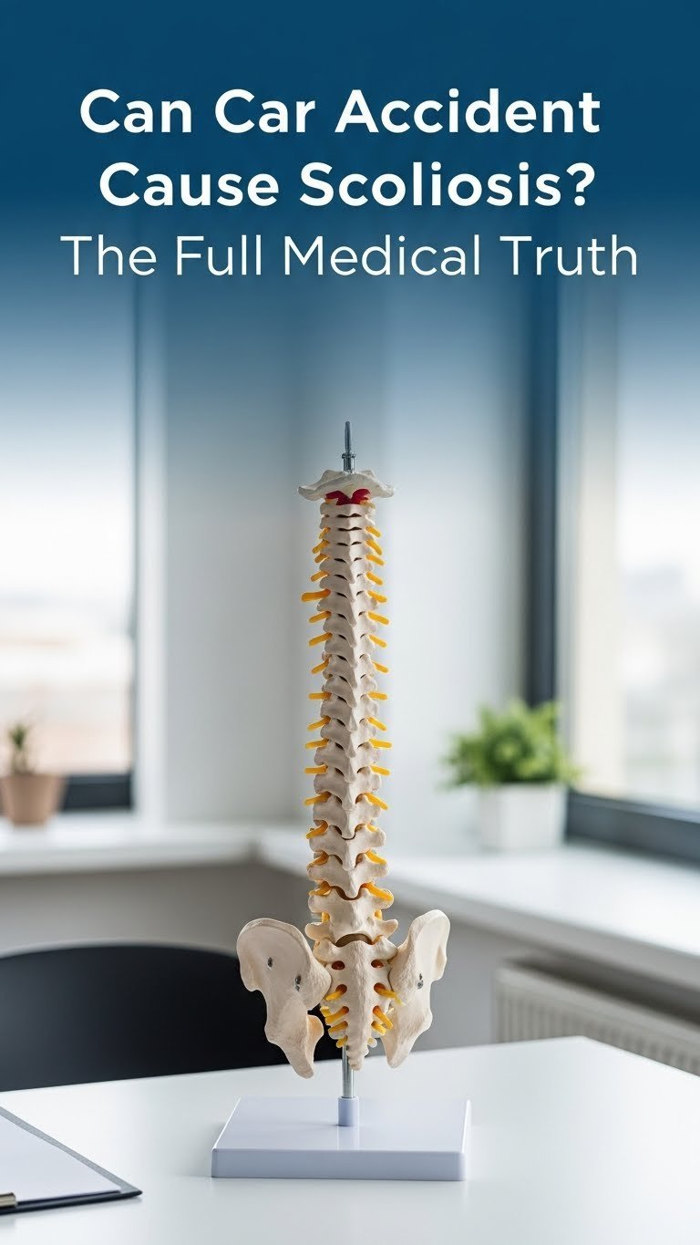 can a car accident cause scoliosis
