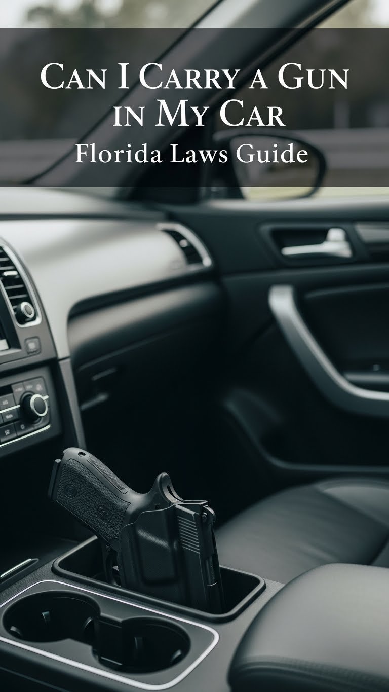 can i carry a gun in my car florida