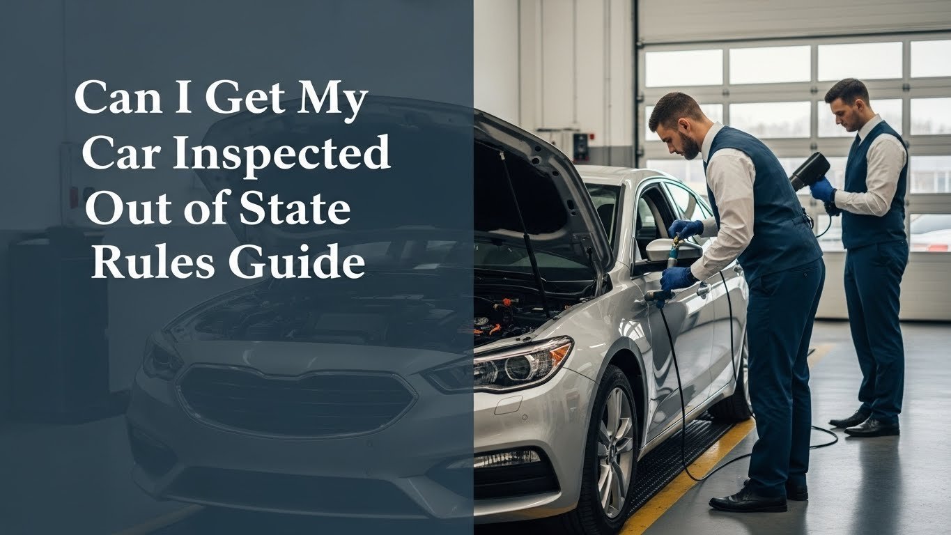 Can I Get My Car Inspected Out of State Rules Guide