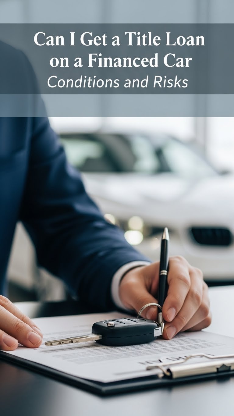 can i get a title loan on a financed car