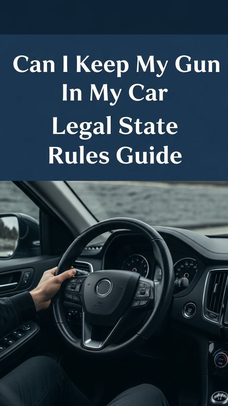 can i keep my gun in my car