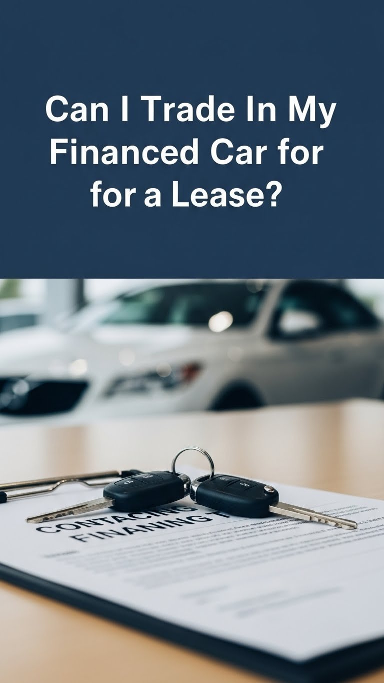 can i trade in my financed car for a lease