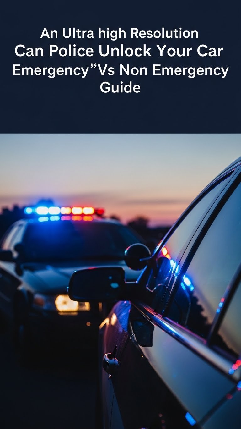 can the police unlock my car