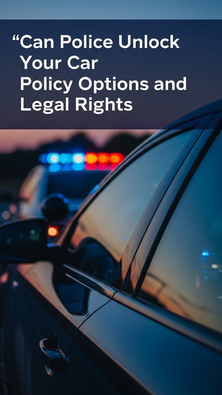 can the police unlock your car