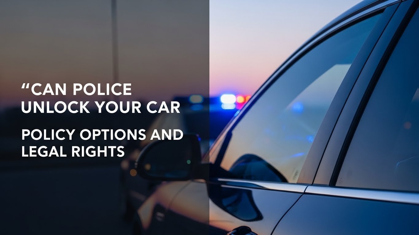 Can Police Unlock Your Car Policy Options and Legal Rights