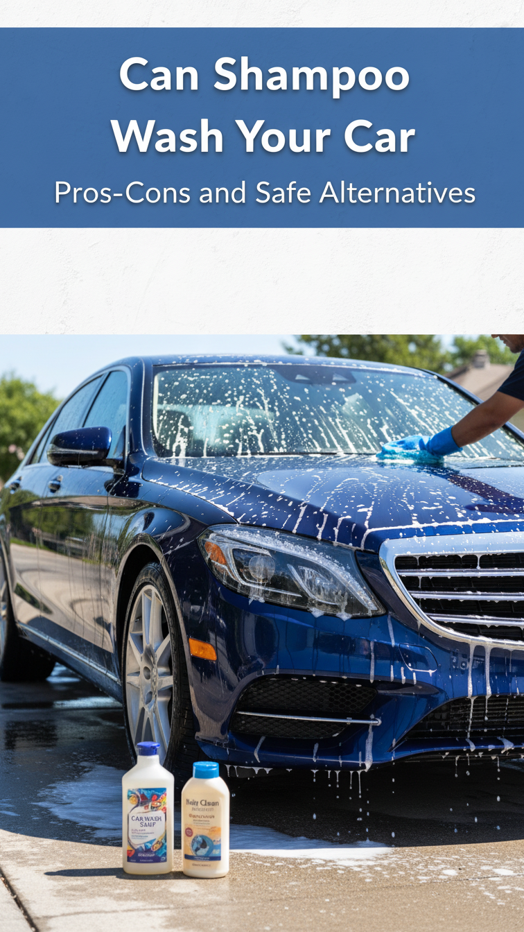 Can Shampoo Wash Your Car Pros Cons and Safe Alternatives 1 can i use shampoo to wash my car