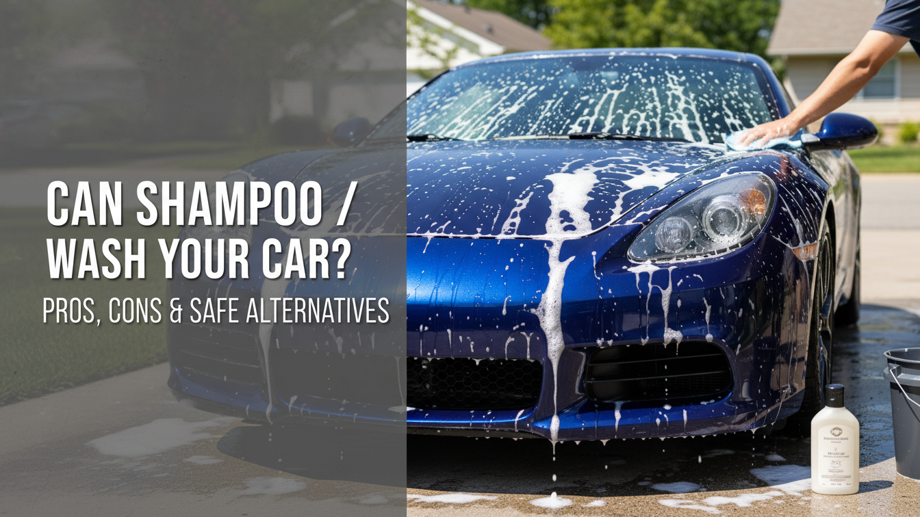 Can Shampoo Wash Your Car Pros Cons and Safe Alternatives